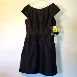 NWT Gorgeous Alfred Sung Cocktail Dupioni Bateau Dress